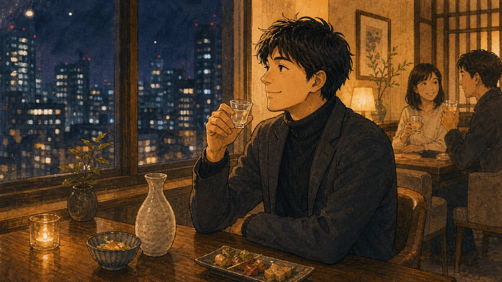 一人飲みの出会いは、恋愛より先に“感じのいい時間”がある