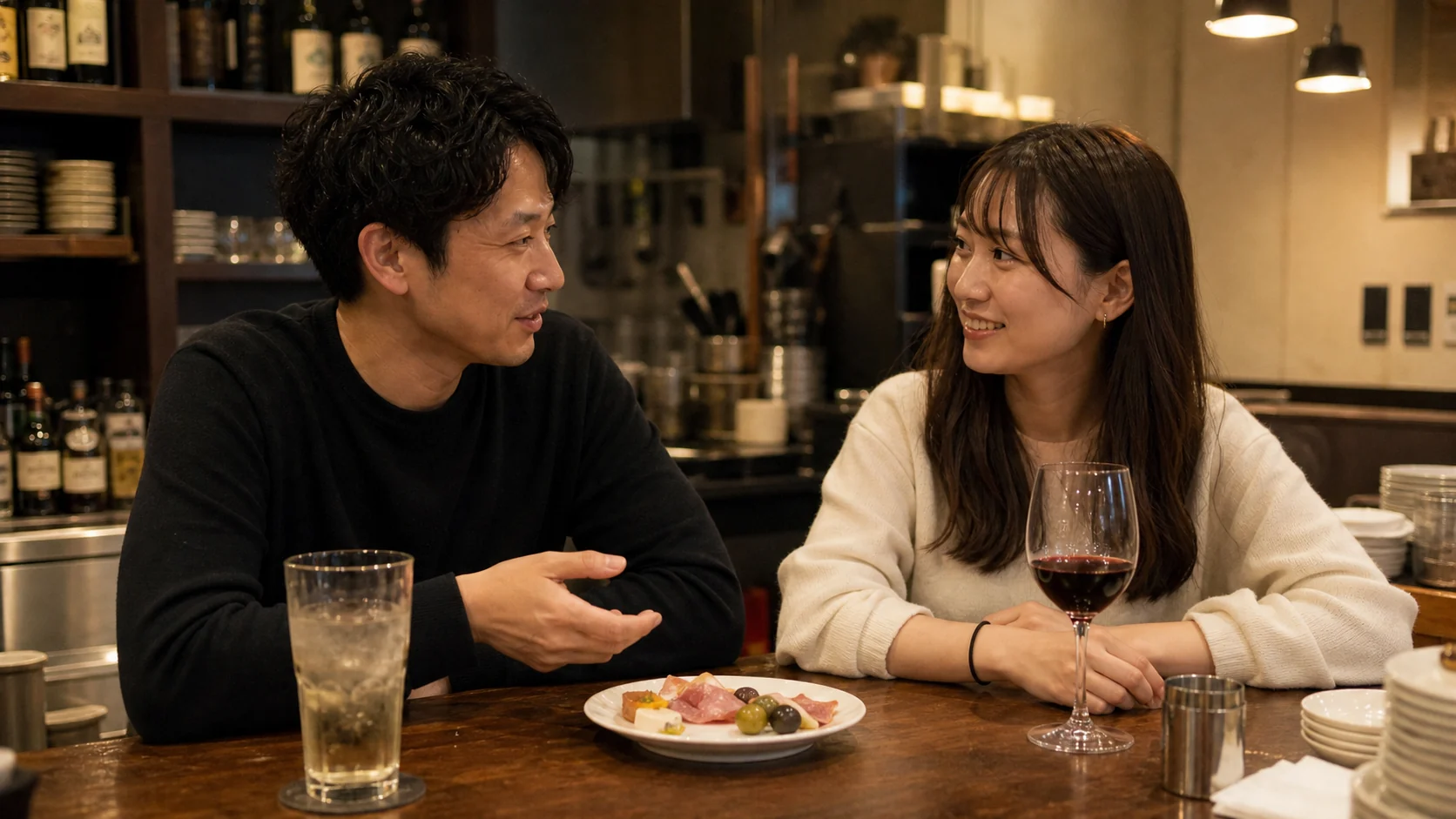 酒場の会話は、目的が前に出すぎないから続きやすい