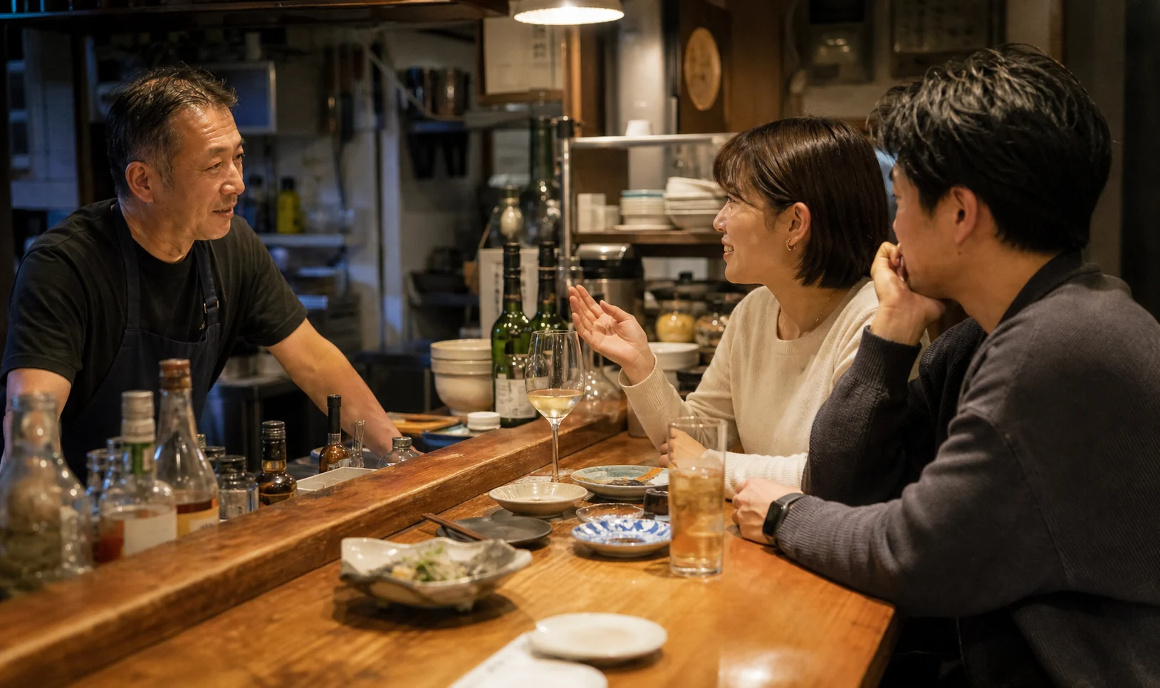 一人飲みの出会いは、相手の素が早く見える