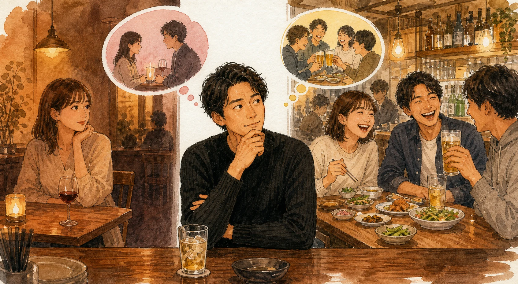 恋活アプリと飲み友アプリは何が違うのか