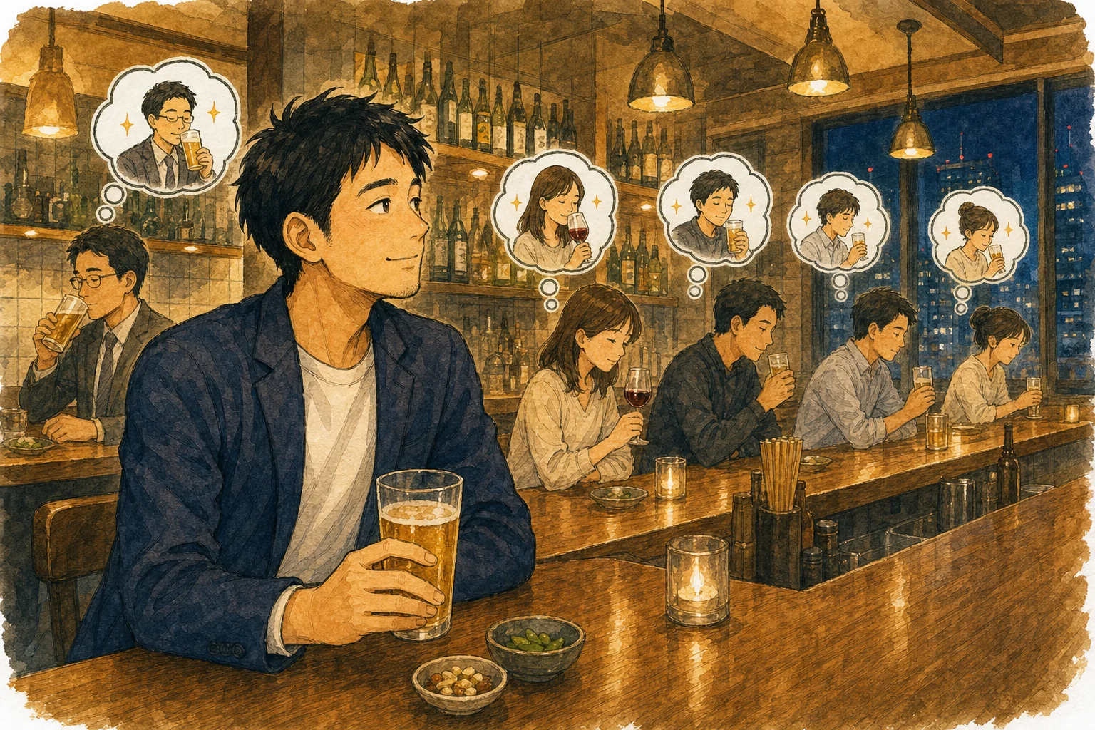 一人客限定バーは「浮かない安心」が最初にある